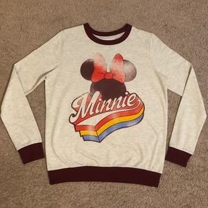 Women’s disney minnie mouse long sleeve shirt S
